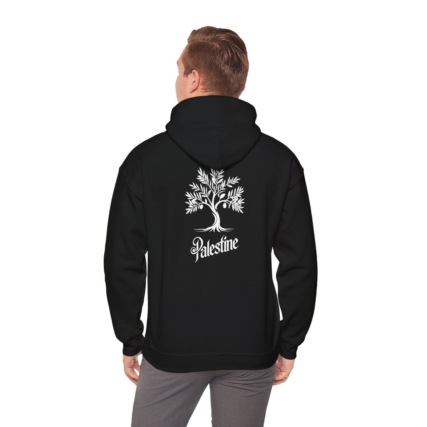 Palestine Olive Tree Unisex Heavy Blend™ Hooded Sweatshirt