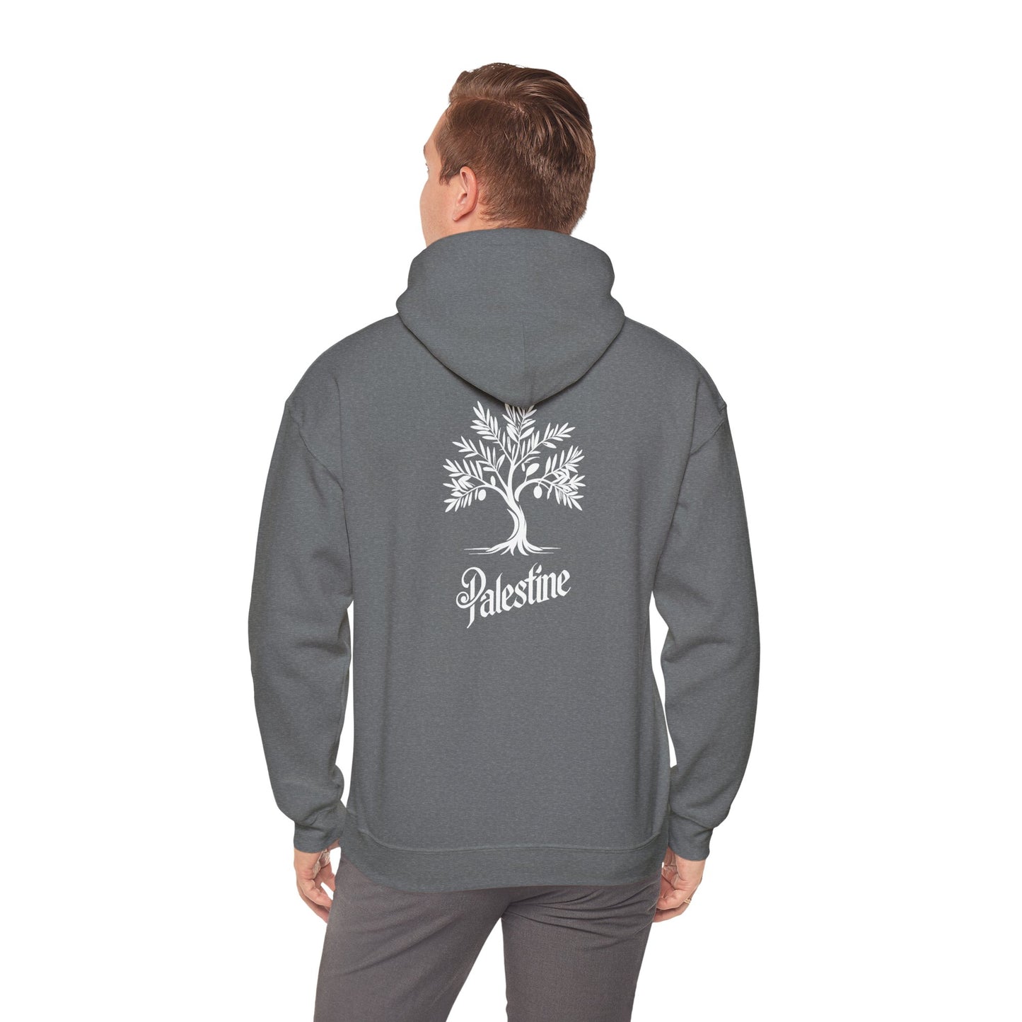 Palestine Olive Tree Unisex Heavy Blend™ Hooded Sweatshirt