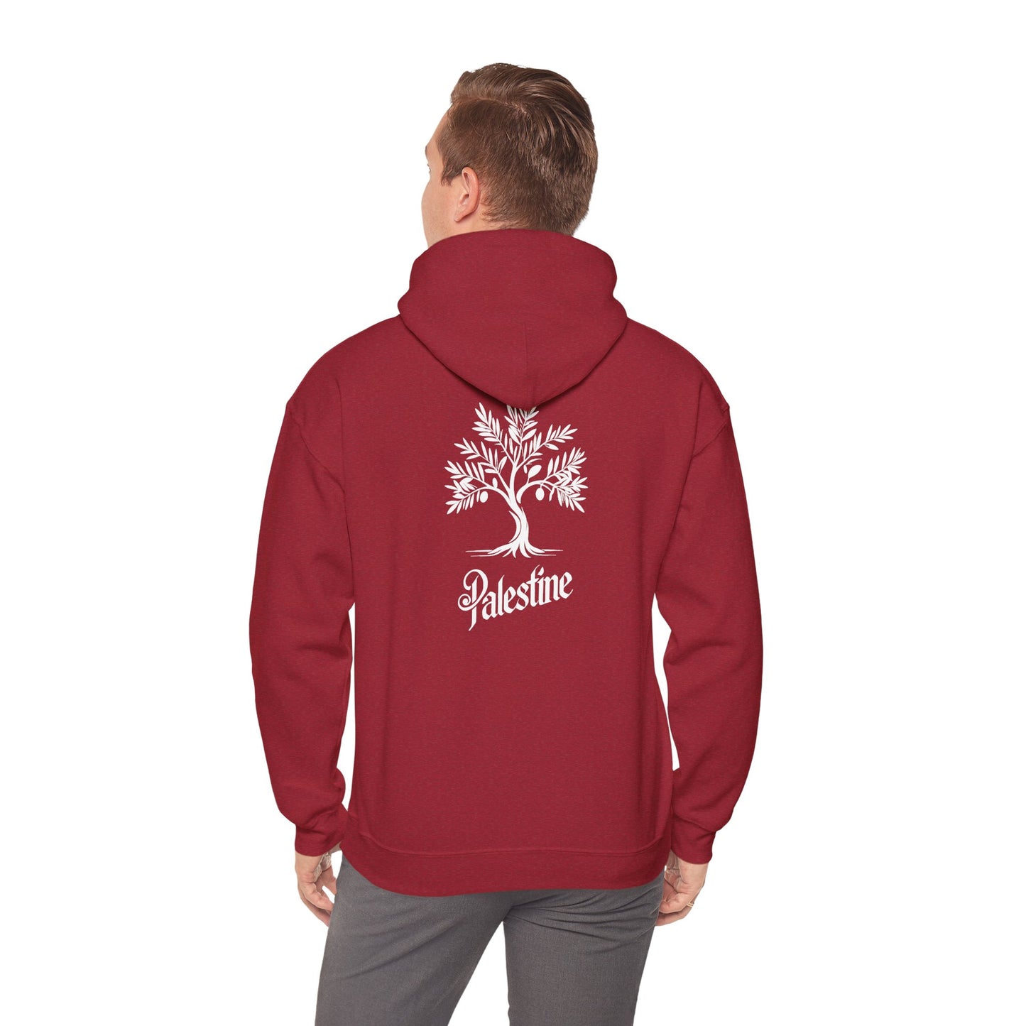 Palestine Olive Tree Unisex Heavy Blend™ Hooded Sweatshirt