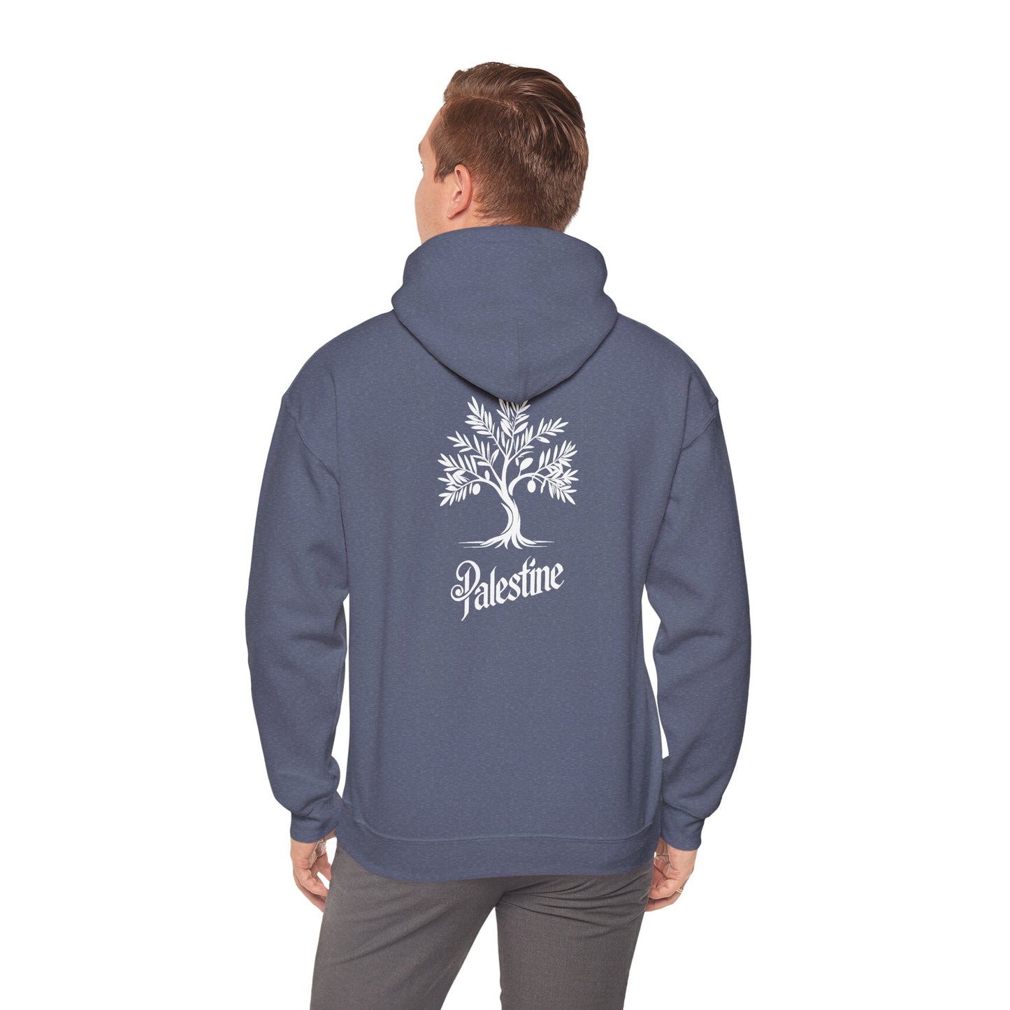 Palestine Olive Tree Unisex Heavy Blend™ Hooded Sweatshirt