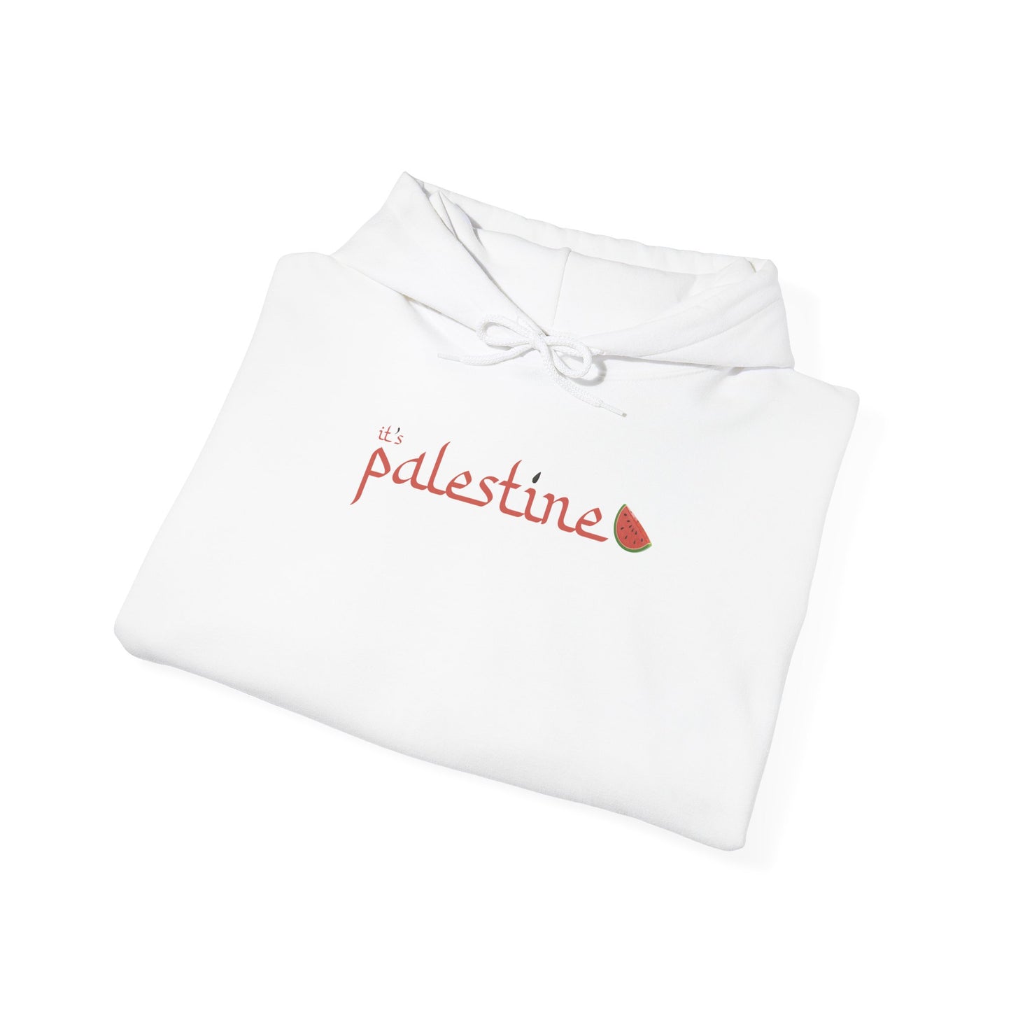 HRC Hoodie "It's Palestine" - White
