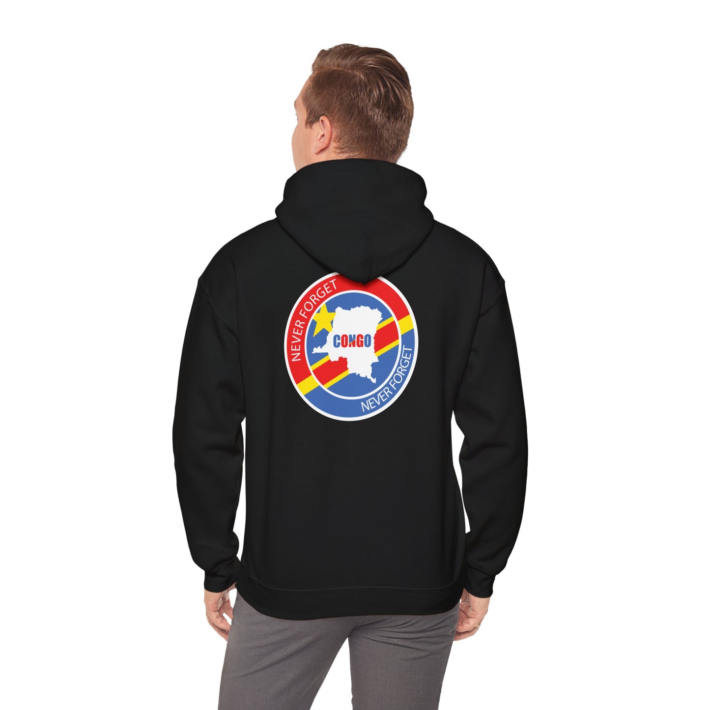 NEVER FORGET CONGO Unisex Heavy Blend™ Hooded Sweatshirt