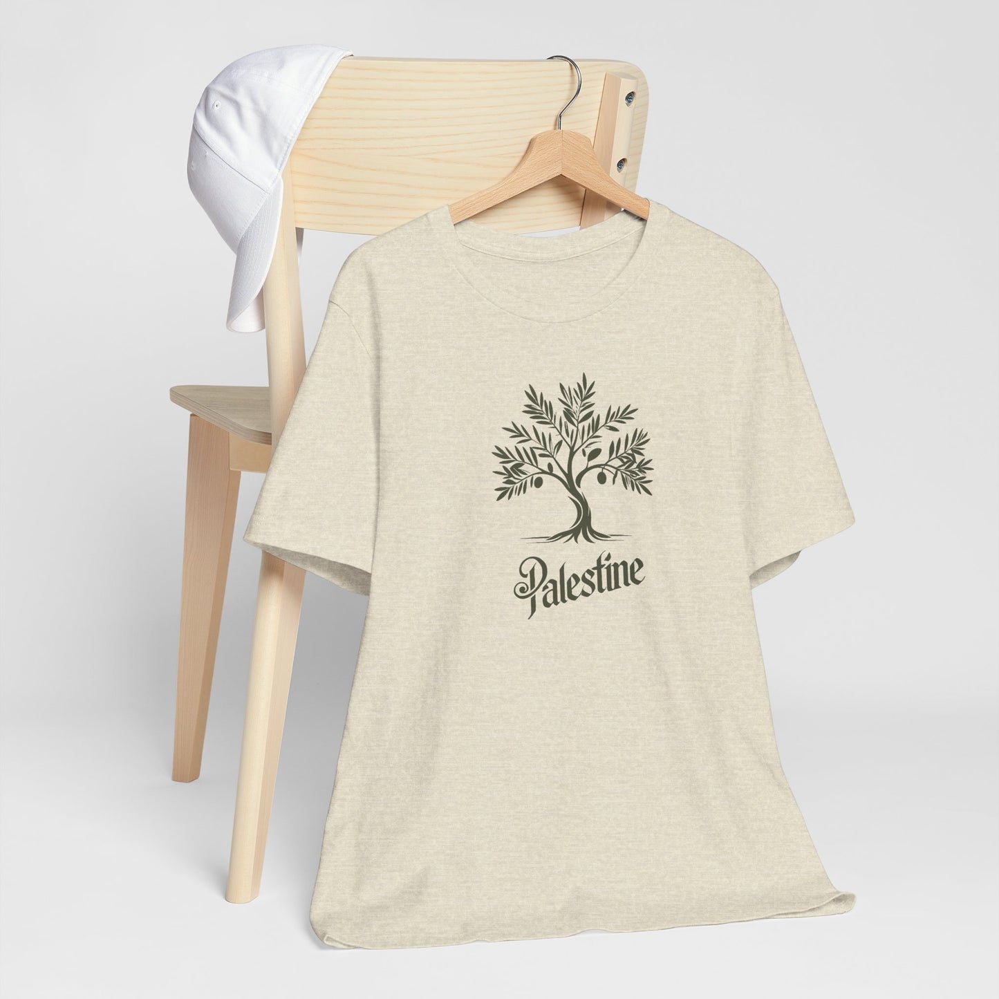 Palestine Green Olive Tree Unisex Jersey Short Sleeve Tee