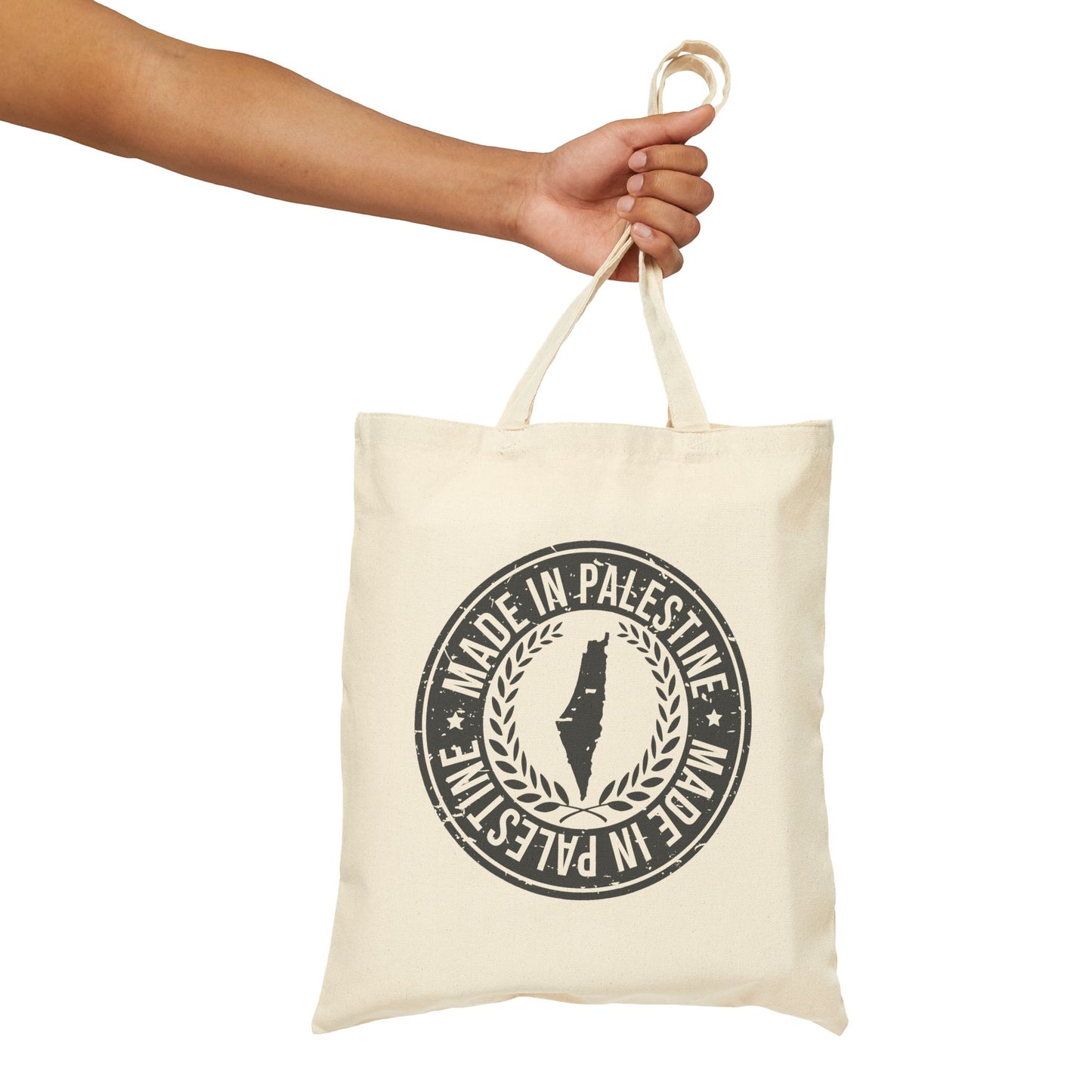 "Made in Palestine" Cotton Canvas Tote Bag