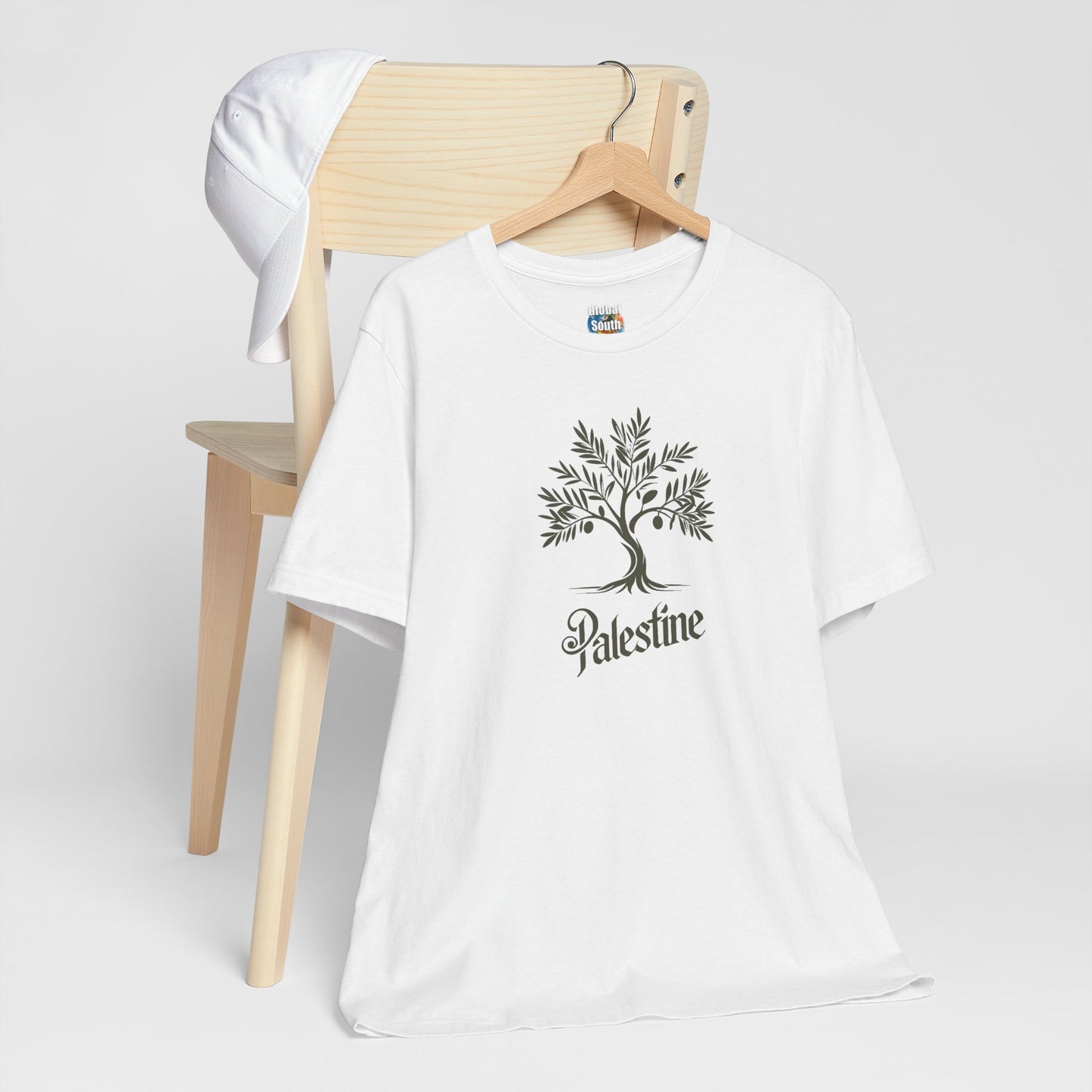 Palestine Green Olive Tree Unisex Jersey Short Sleeve Tee