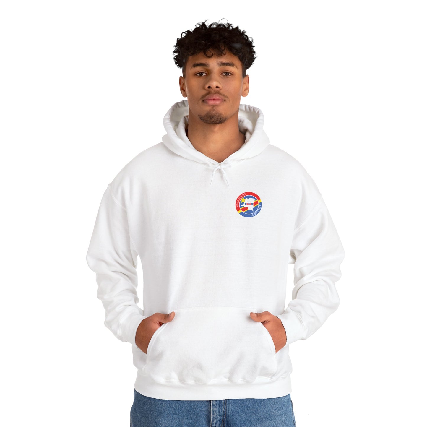 NEVER FORGET CONGO Unisex Heavy Blend™ Hooded Sweatshirt