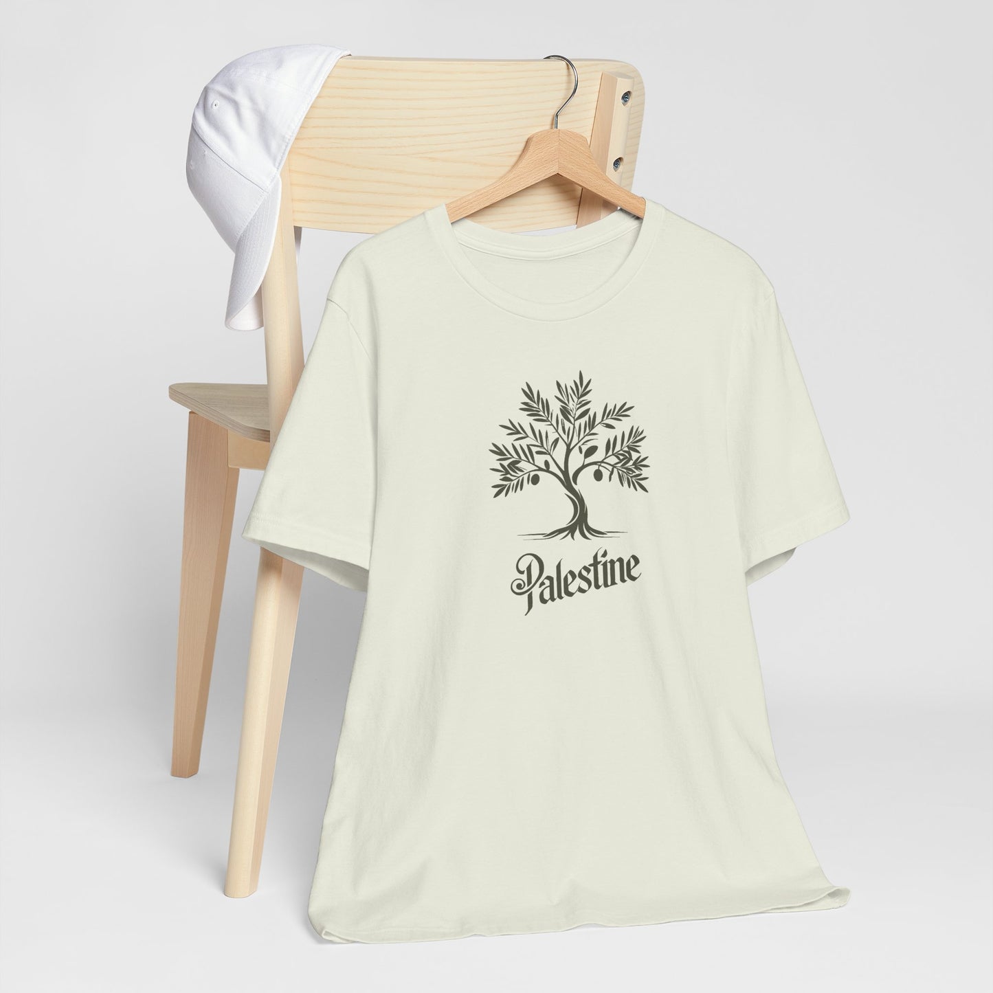 Palestine Green Olive Tree Unisex Jersey Short Sleeve Tee