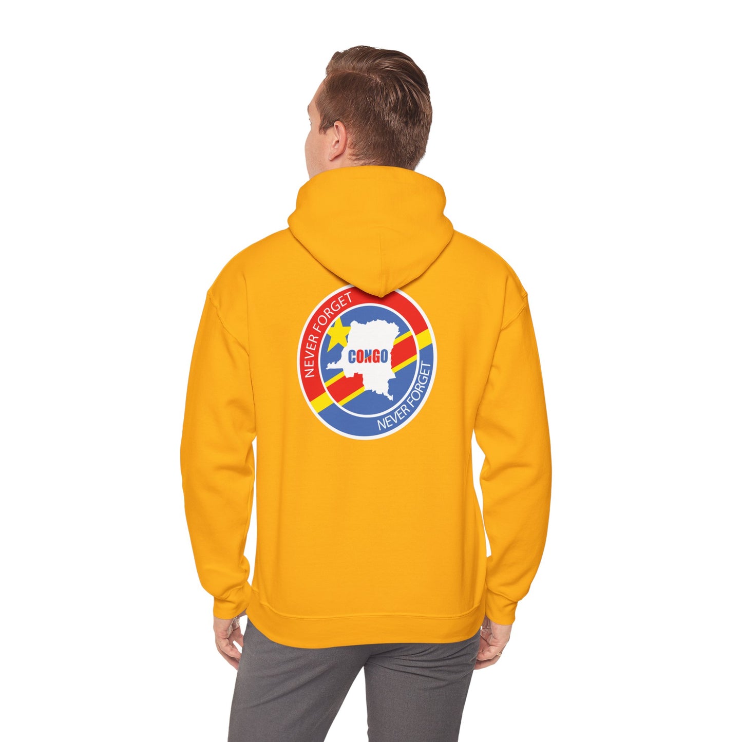 NEVER FORGET CONGO Unisex Heavy Blend™ Hooded Sweatshirt