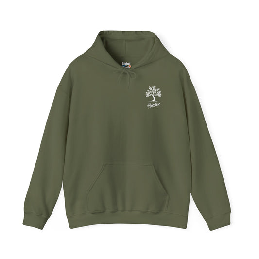 Palestine Olive Tree Unisex Heavy Blend™ Hooded Sweatshirt