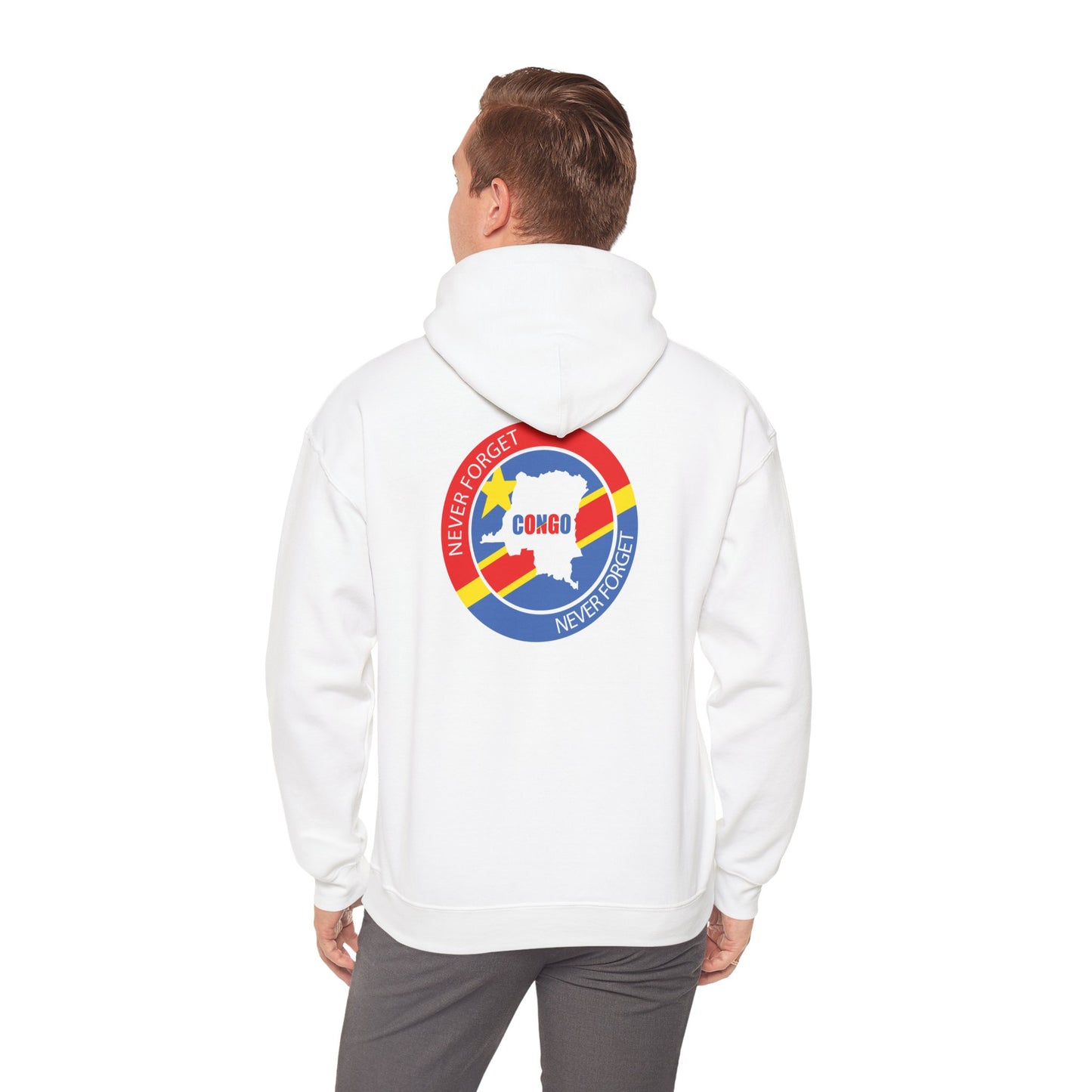 NEVER FORGET CONGO Unisex Heavy Blend™ Hooded Sweatshirt