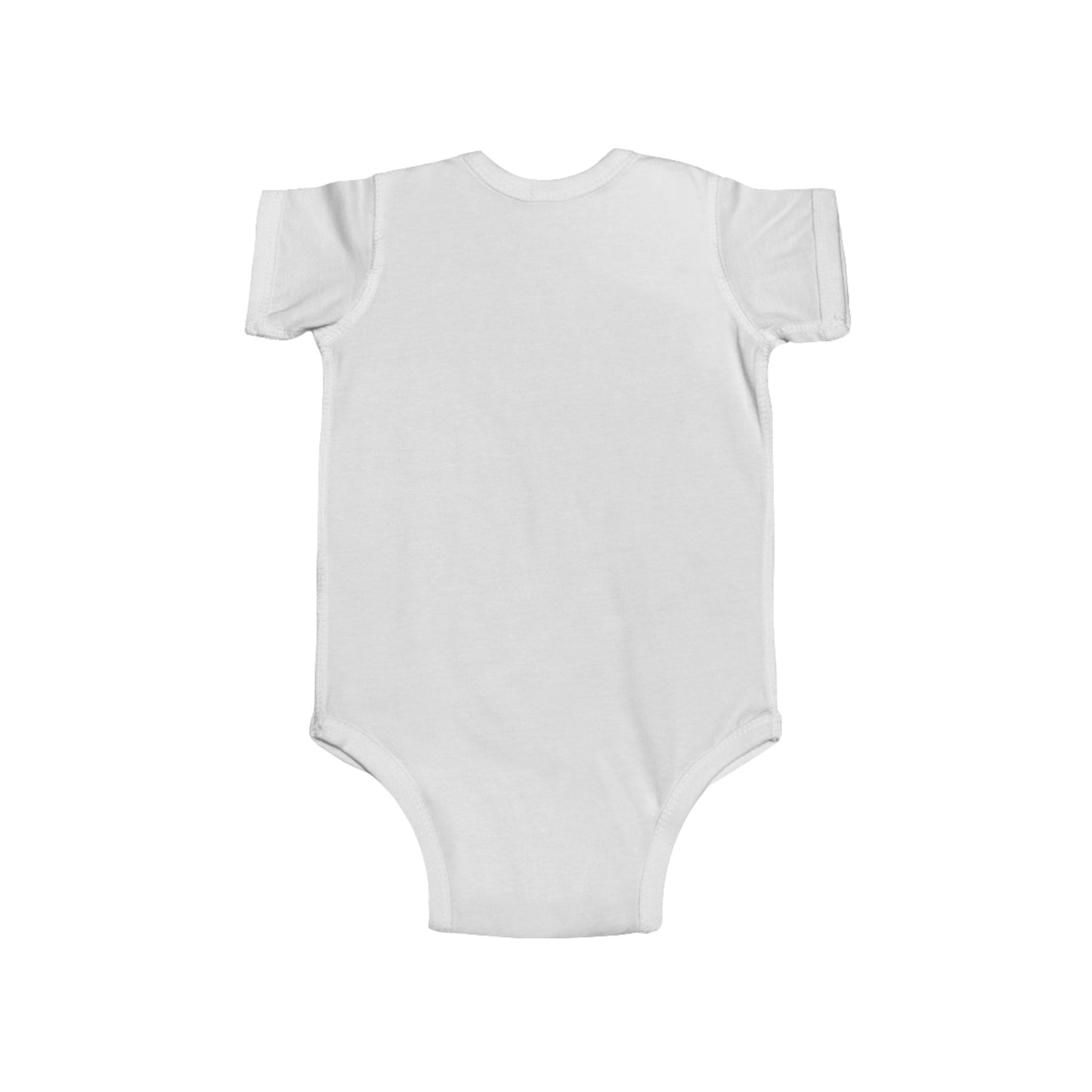 Infant Fine Jersey Bodysuit - "Born in America, Designed in Palestine"